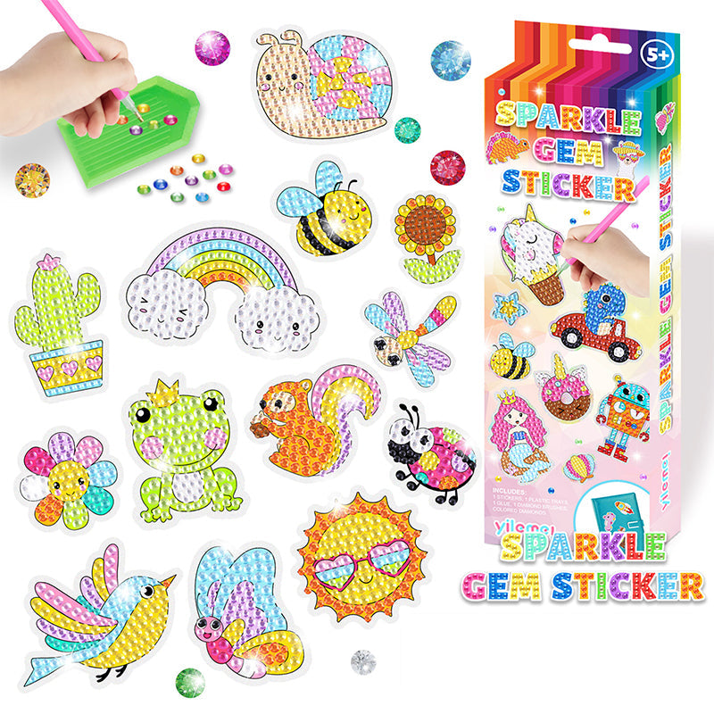 Kreatives Diamant-Mosaik Sticker-Set