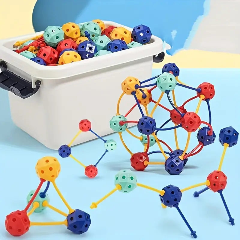 Flexible PVC Perlen – Kreative 3D Bausteine für Kinder zum Bauen und Entdecken