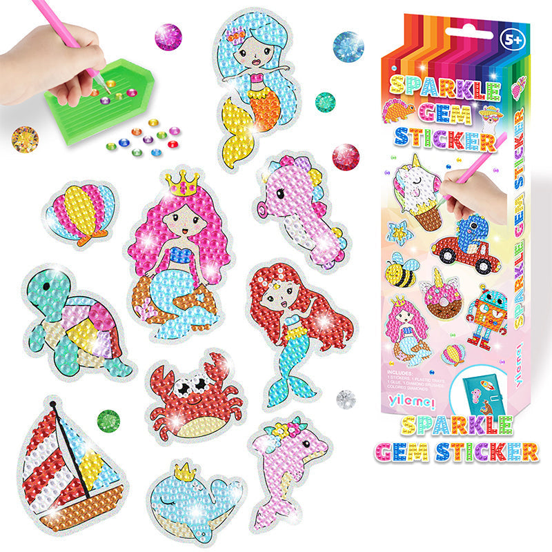 Kreatives Diamant-Mosaik Sticker-Set