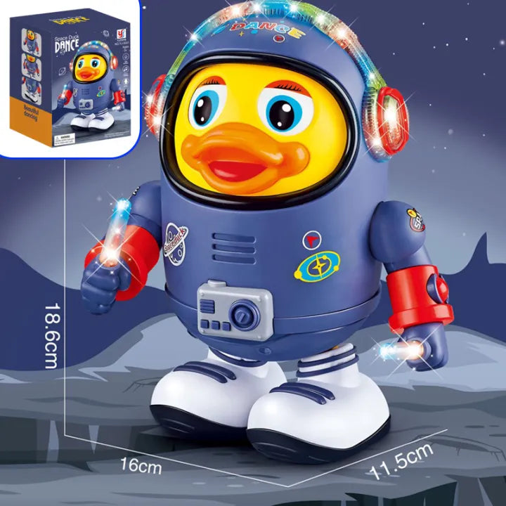 Tanzende Austronaut Ente