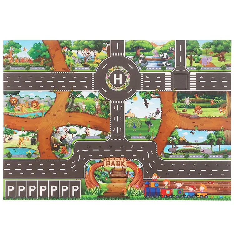 Spielspaß Auf Rädern – Verkehrs-Spielmatte Für Kinder