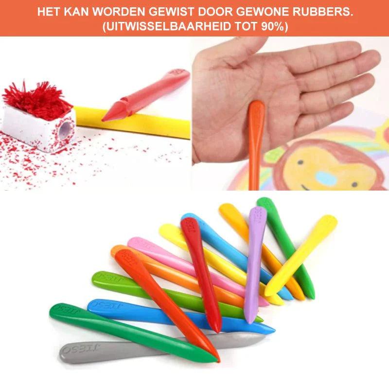 Umweltfreundliche Bunte Wachsmalstifte
