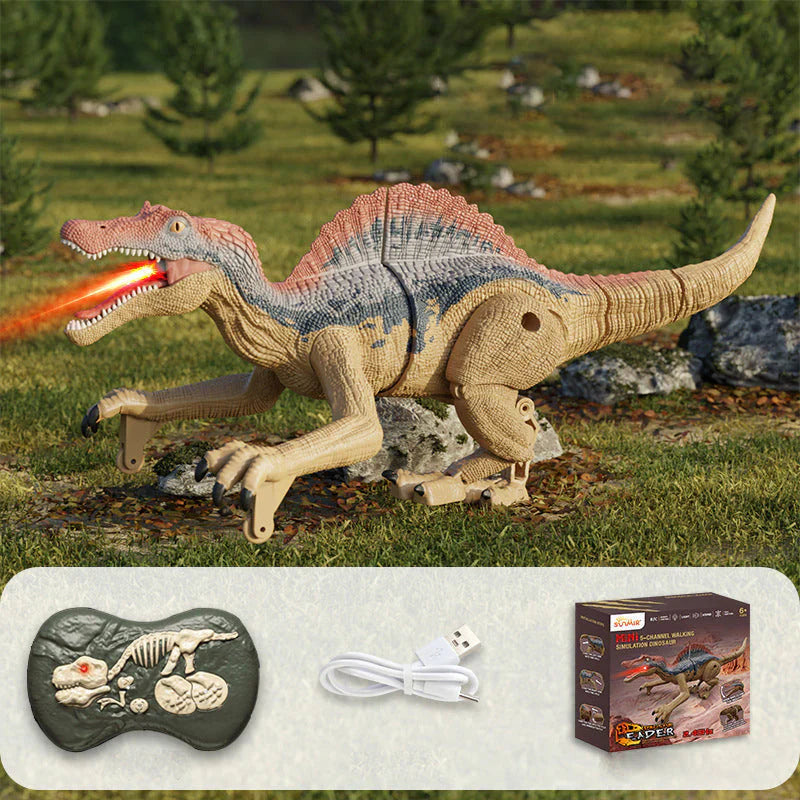 Fernsteuerbarer Dinosaurier mit Nebelspray-Funktion