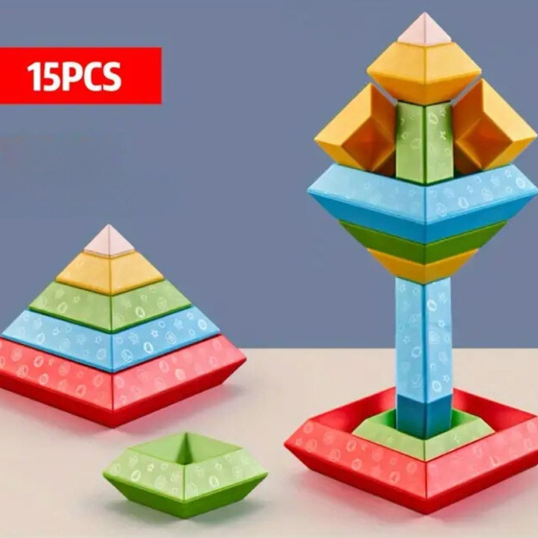 Kinderfreundliche Montessori Stappelsteine