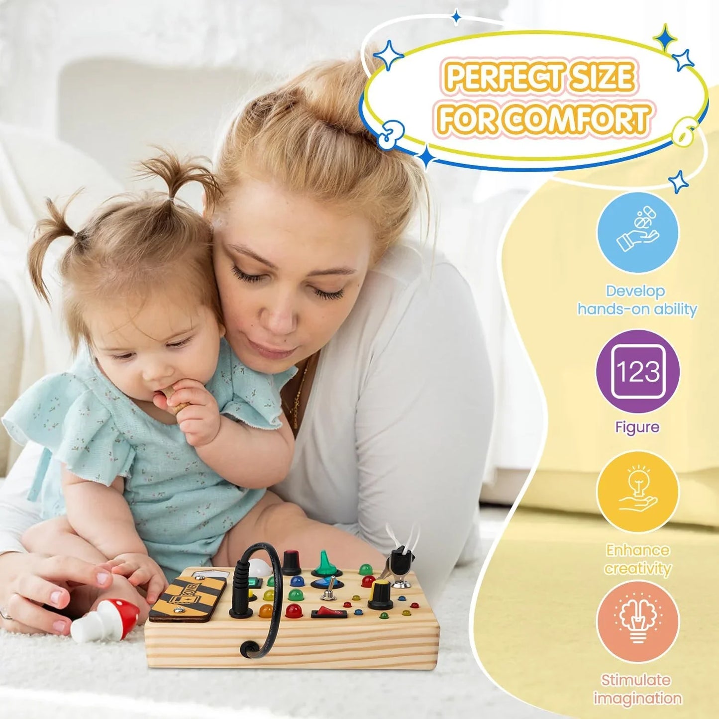 Interaktives Montessori Lernbrett für Kinder