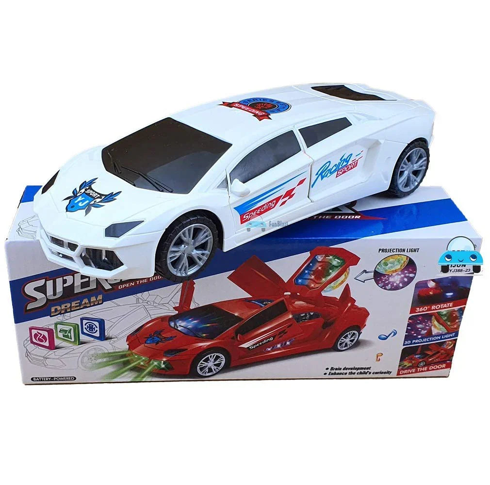 Flexibel und strahlend - Spielzeugauto