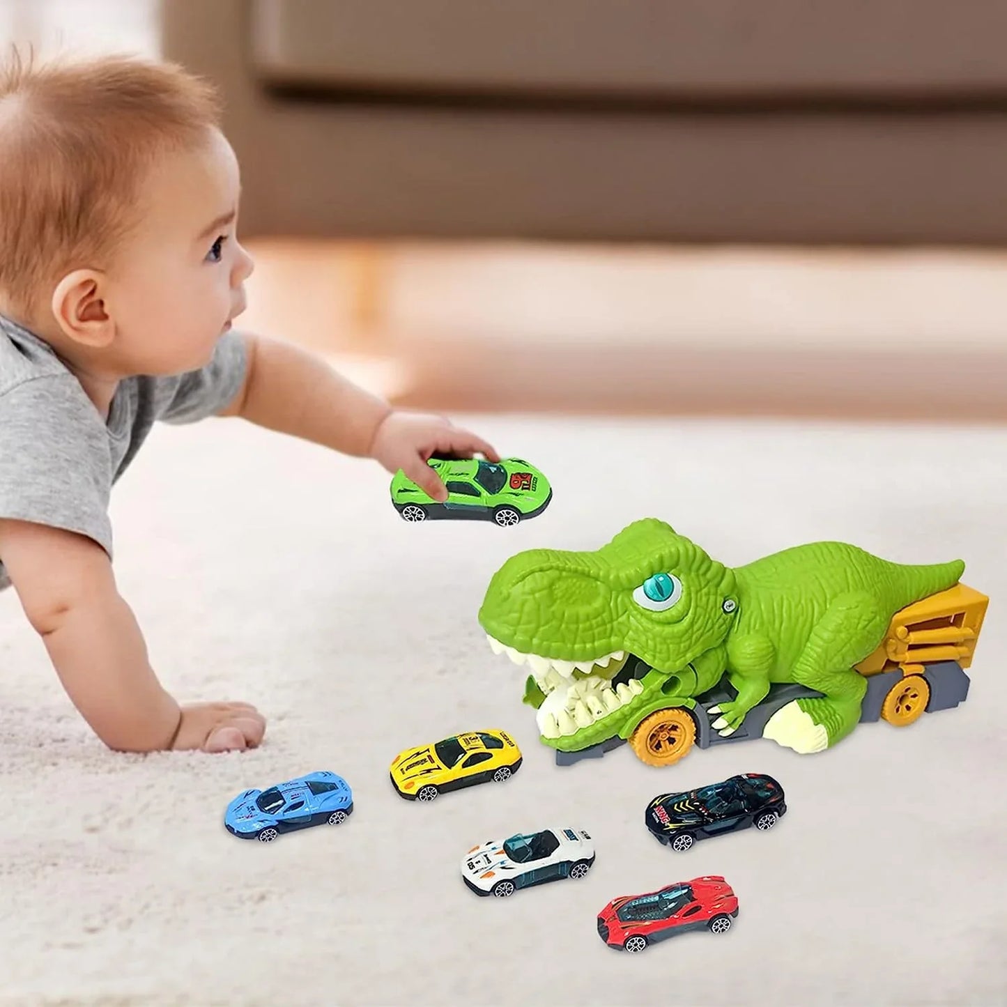 Rasante Urzeit-Reise – Dinosaurier-Spielzeugauto