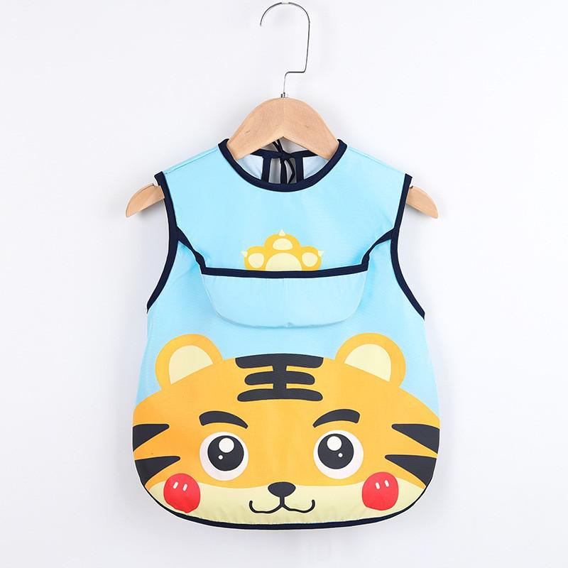 Baby-Schürze mit Taschen für Malen und Essen