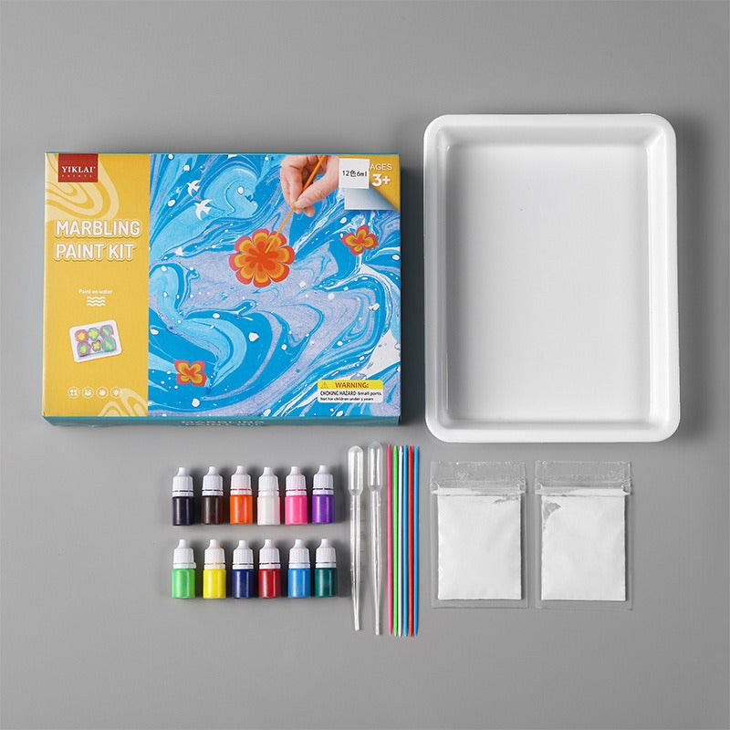 Farbenfrohe Wasserfarben-Kunstwerke - Malset
