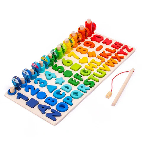 Förderung von Fähigkeiten - Montessori-Holzspielbrett
