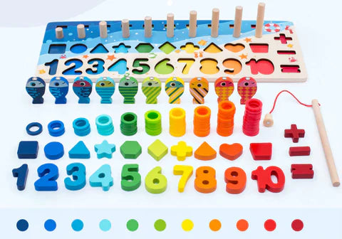 Förderung von Fähigkeiten - Montessori-Holzspielbrett