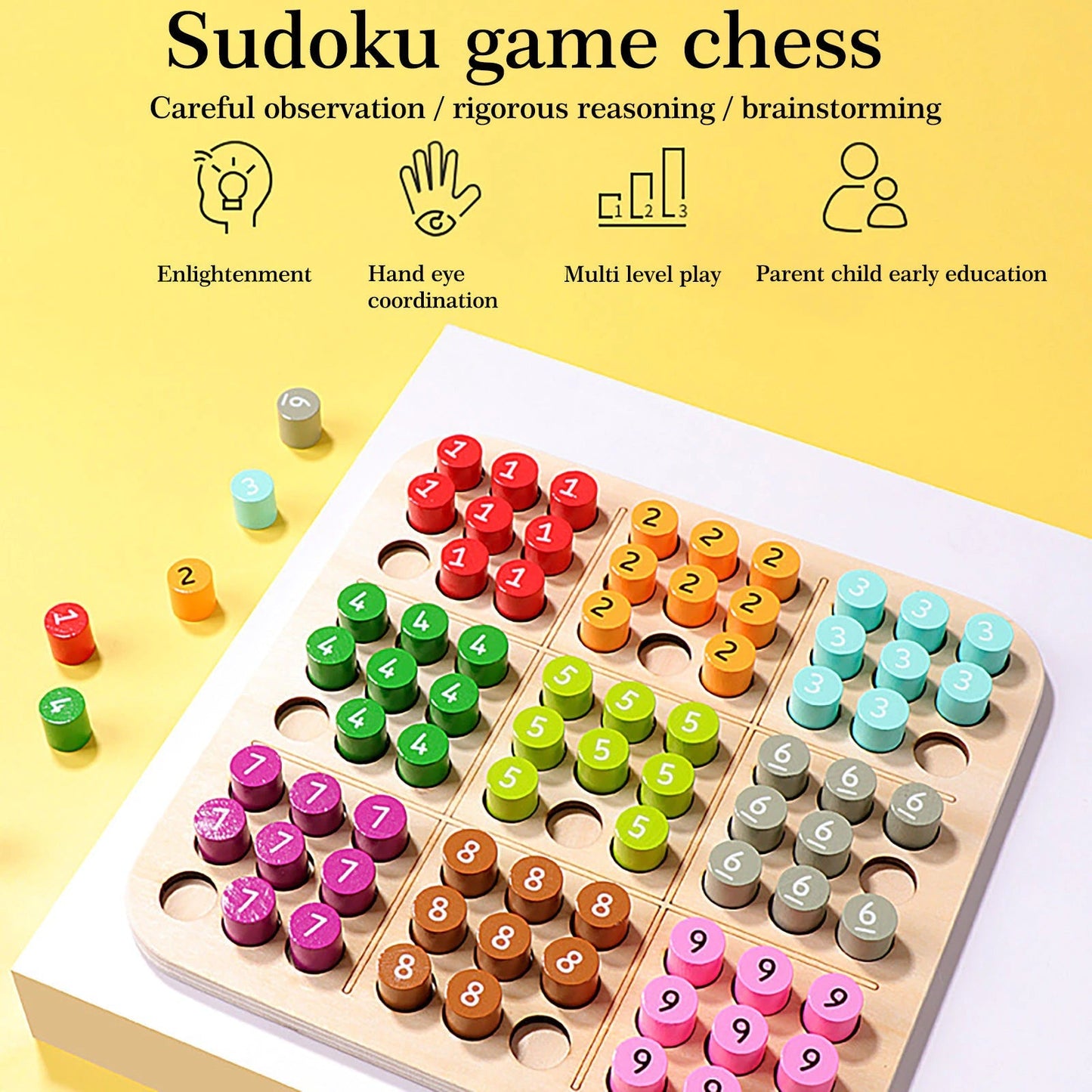 Kniffliger Rätselspaß – 3D-Sudoku Aus Holz