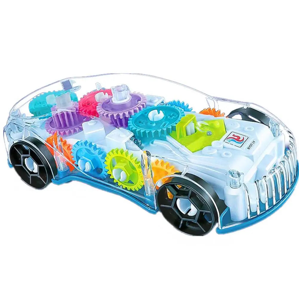 Strahlender Rennwagen