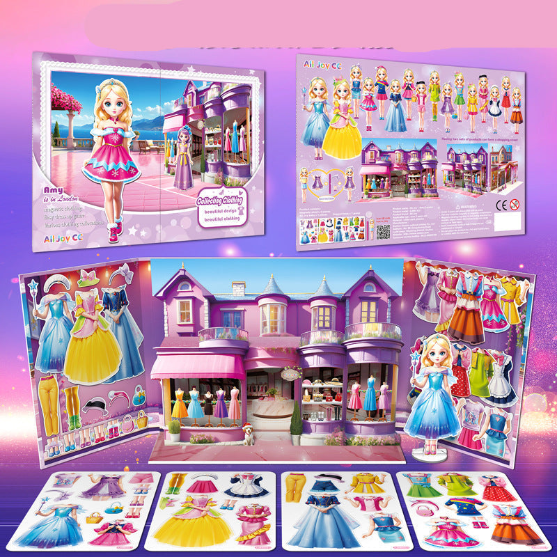 Faltbare Mode Botique Spielbuch