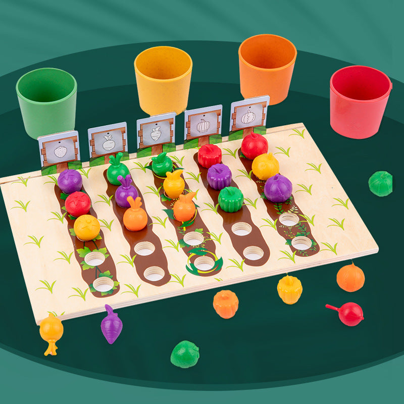 Montessori Sortier Farben & Zahlenfarm Lernspiel