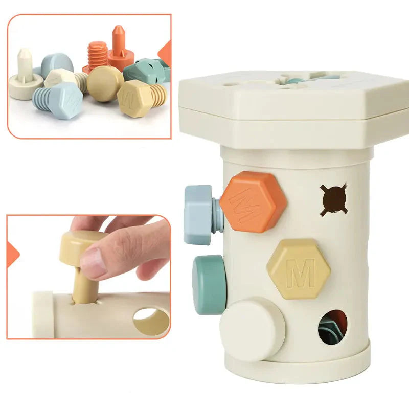 Montessori Schrauben Spielset