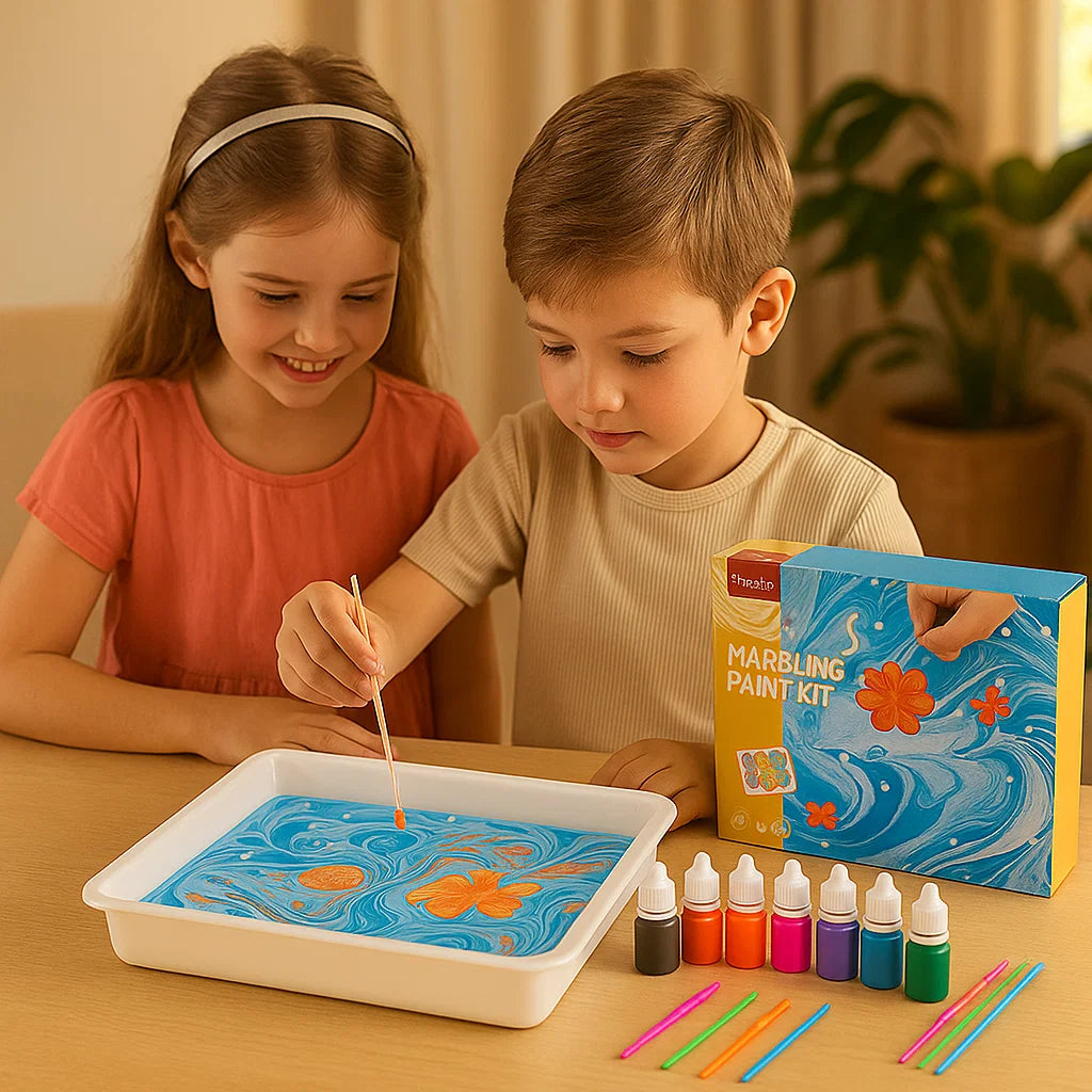 Kreatives Marmor Wasserfarben Spiel Set
