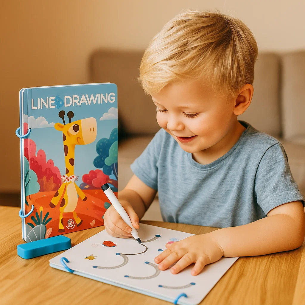 Stiftführungstraining für Kinder ⎜ Wiederverwendbare Zeichenübungen zur Förderung der Konzentration und Hand-Augen-Koordination