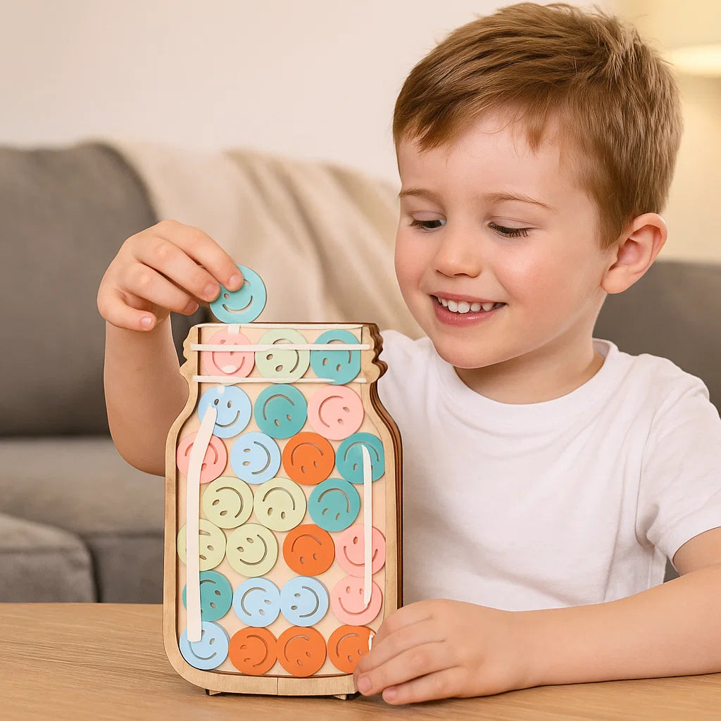Sternchen-Belohnungsglas für Kinder ⎜ Motivationsinstrument zur Förderung von gutem Verhalten und Lerndisziplin