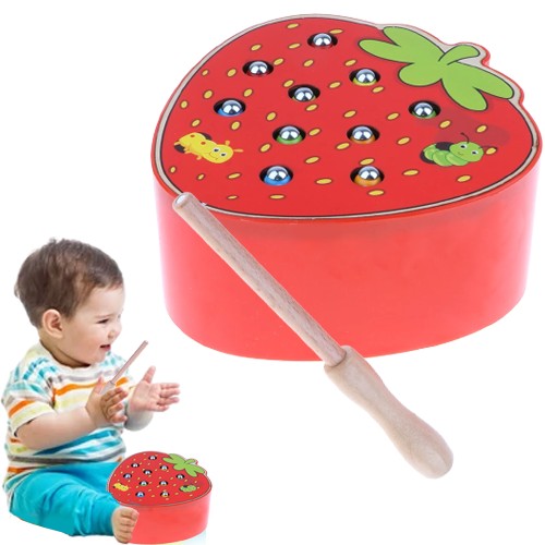 Magnetischer Angelspaß – Wurmspiel Für Kinder