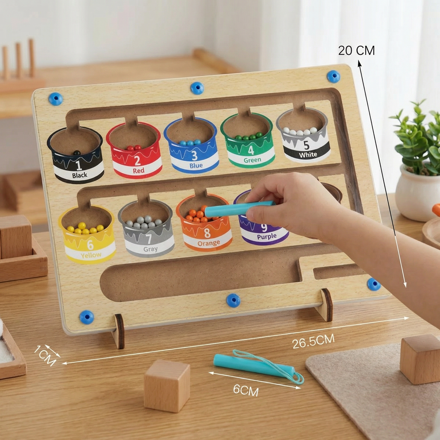 Montessori Magnetlabyrinth