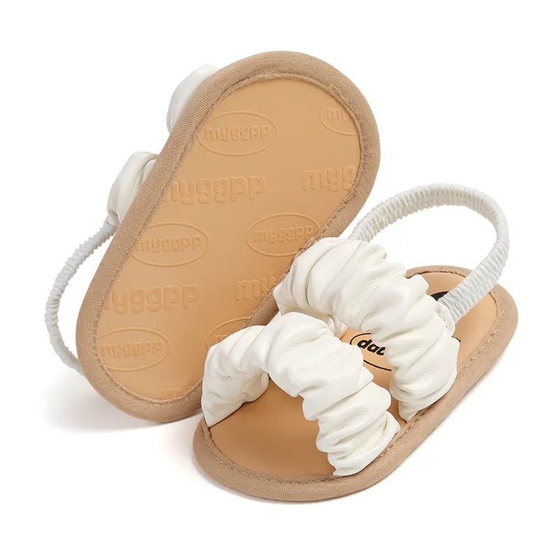 Weiche und Bequeme Baby Mädchen Sandalen mit Rüschen