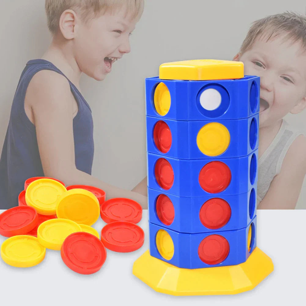 Drehbares 3D Vier Gewinnt Spiel für Kinder und Familie