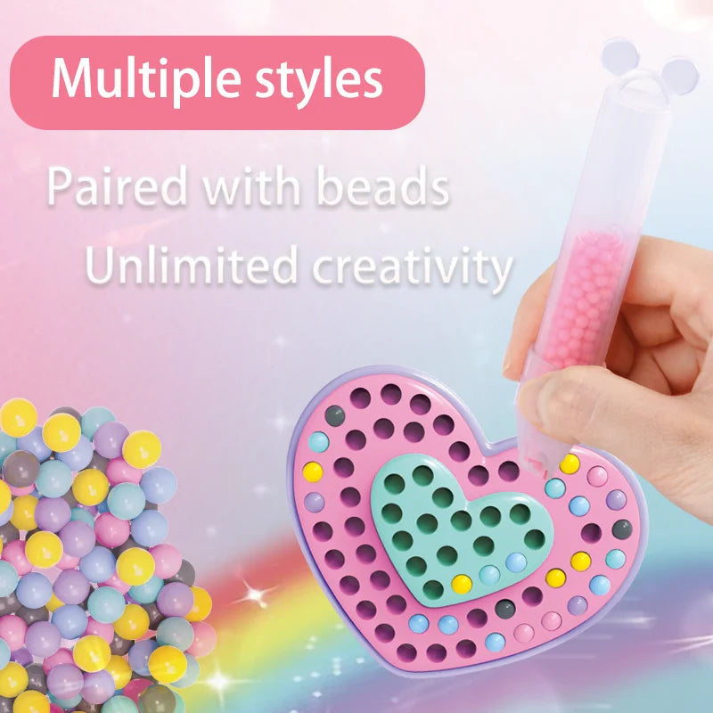 Bauen, Basteln und Genießen – Perlenkunst Set für Kinder mit Princess Design