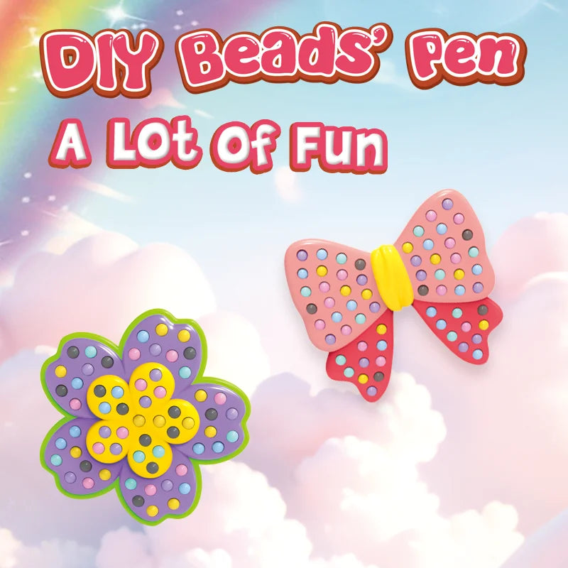 Bauen, Basteln und Genießen – Perlenkunst Set für Kinder mit Princess Design
