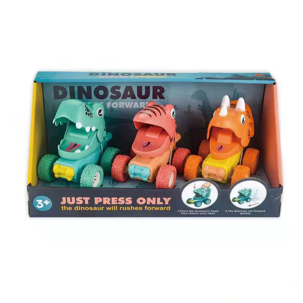 Dino-Fahrspaß – Lustige Dinosaurier-Trucks