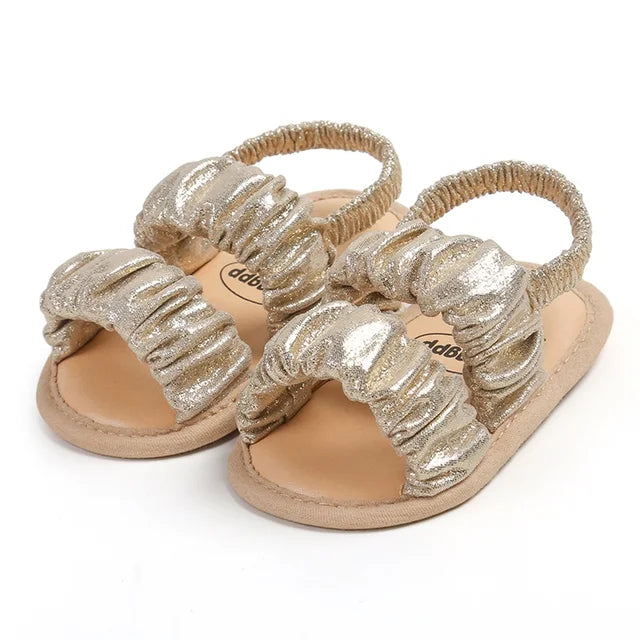 Weiche und Bequeme Baby Mädchen Sandalen mit Rüschen