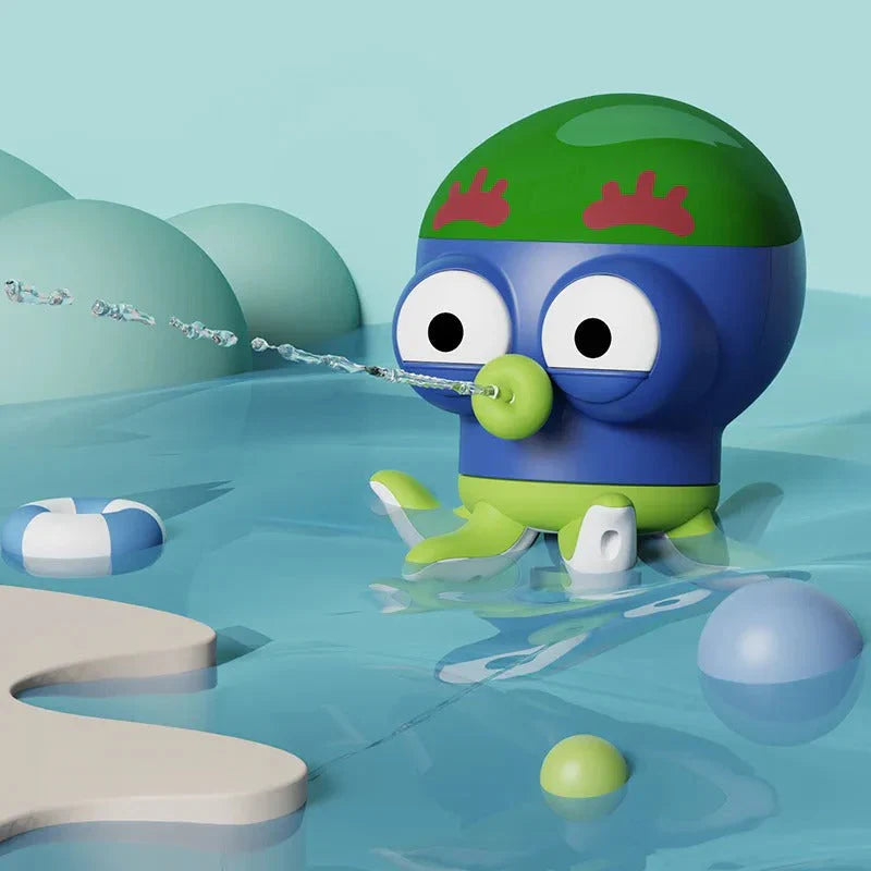 Unterwasserabenteuer Oktopus Wasserspielzeug für Kinder – Spritziges Spielzeug für den Pool