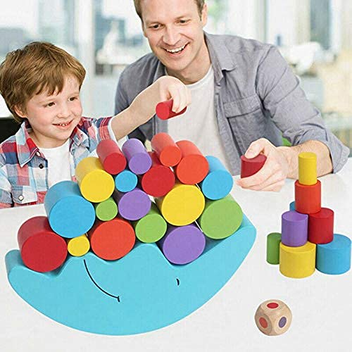 Buntes Stapelspielzeug – Lernspielzeug für Kinder mit Farben und Formen