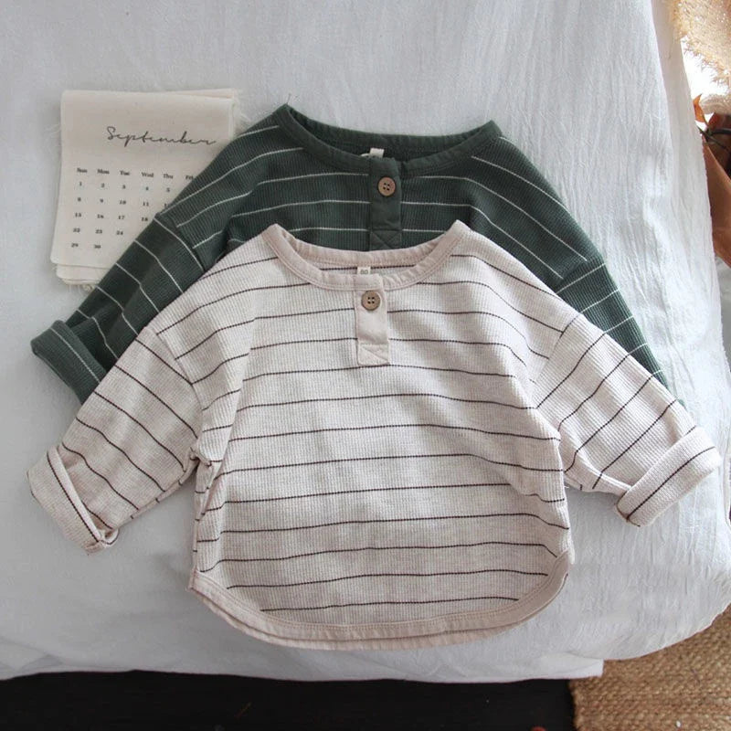 Weiches & atmungsaktives Langarm-Shirt – Baby & Kinder Outfit für gemütliche Tage