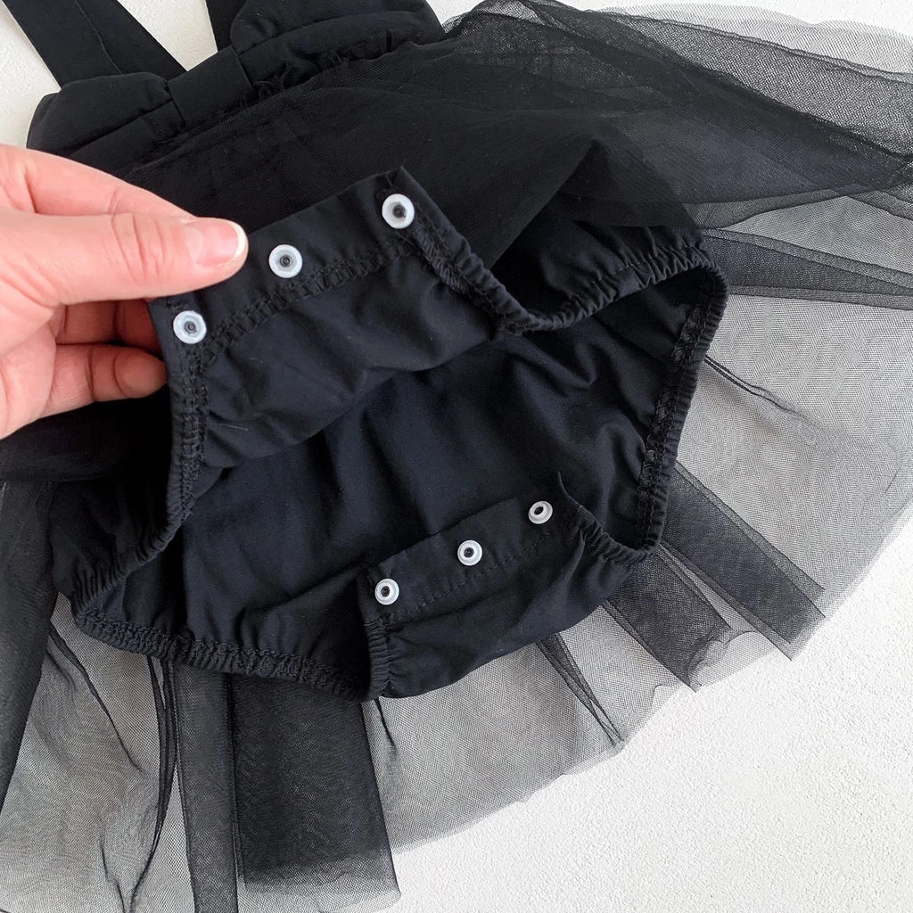 Süßes Baby-Kleid Mit Schleife – Tüllkleid Für Mädchen