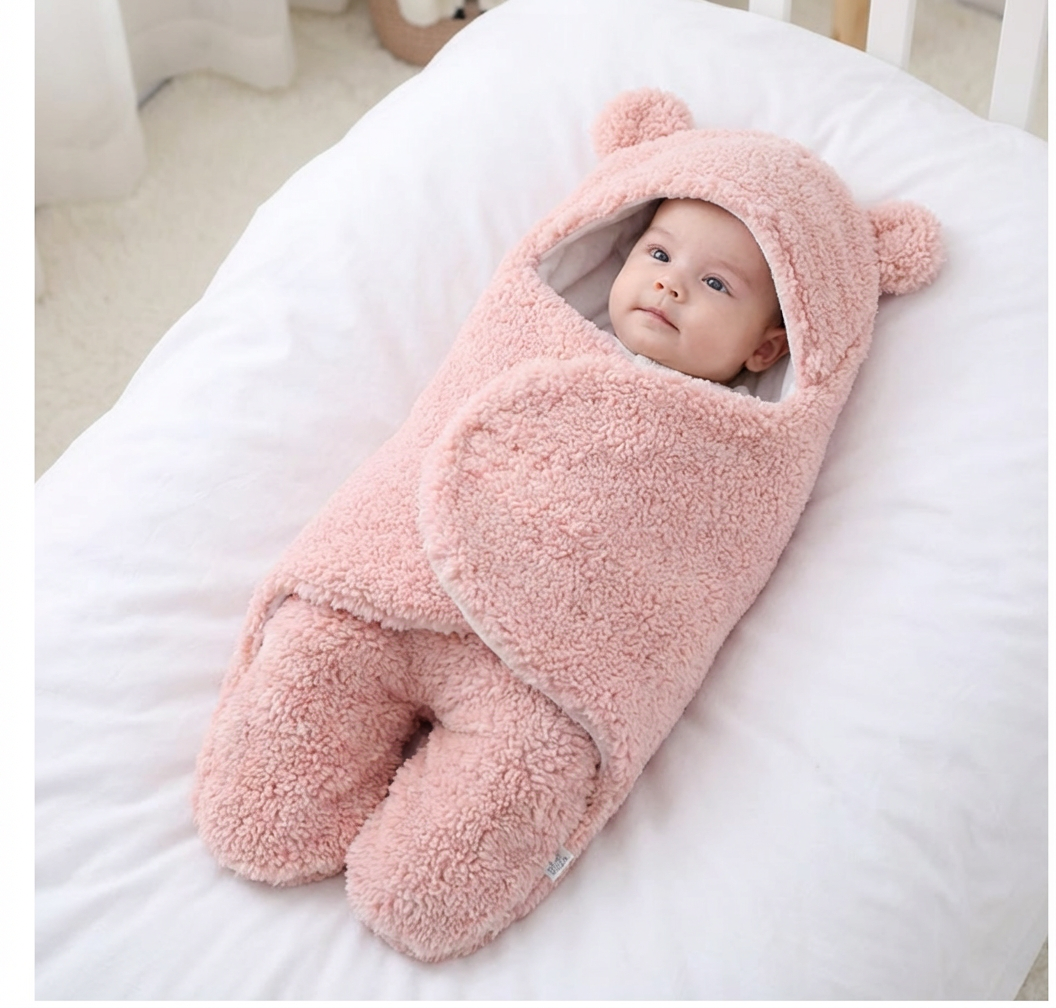 Baby Decke und Schlafanzug im Bärendesign