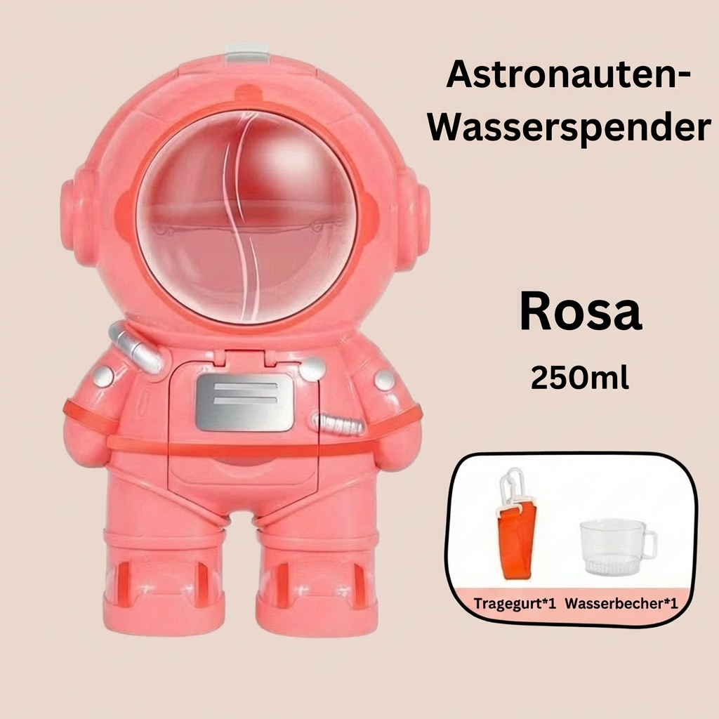 Astronaut Trinkflasche für Kinder