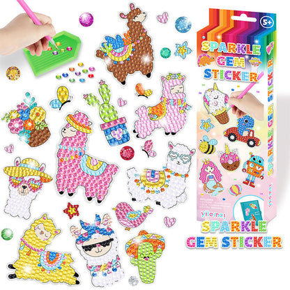Kreatives Diamant-Mosaik Sticker-Set