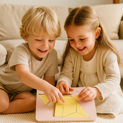 Tangram Rätsel Puzzle Spiel aus Holz