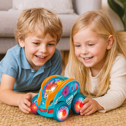 Leuchtendes Purzelbaum Spielauto