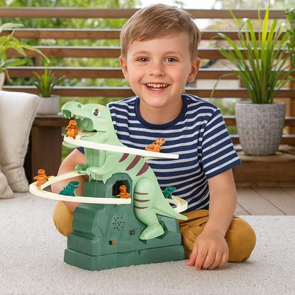 Dino Rutsche Achterbahn Spaß