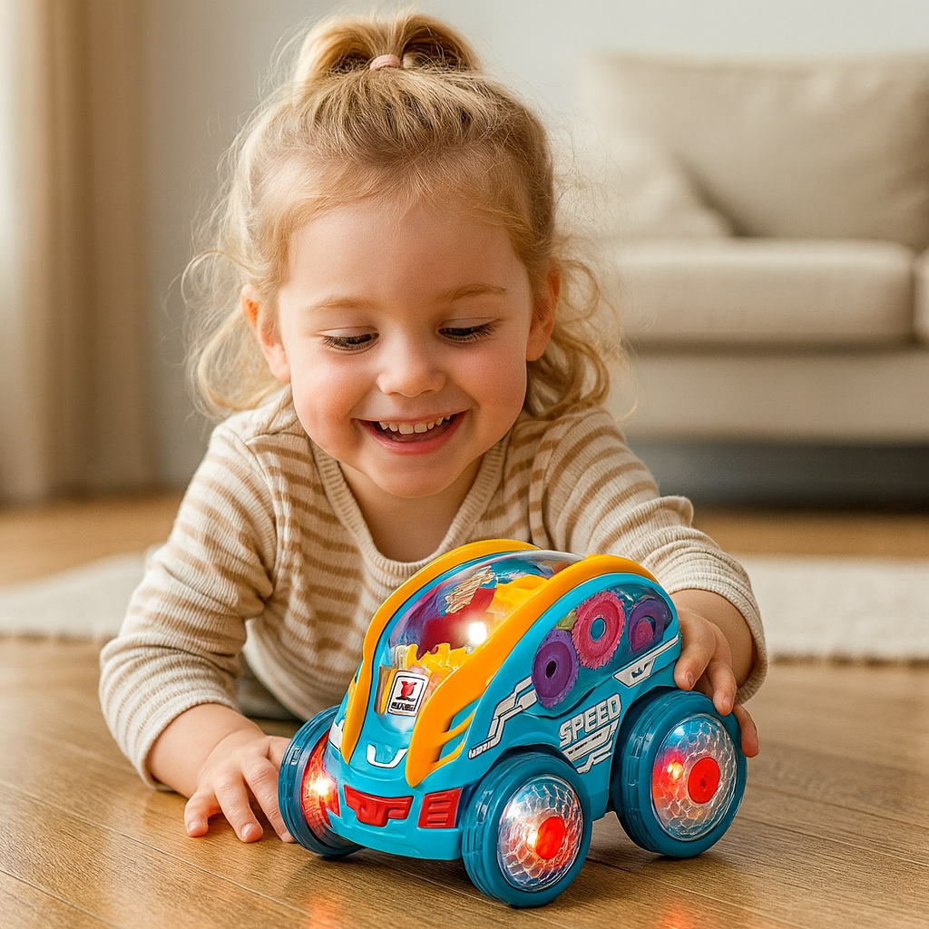 Leuchtendes Purzelbaum Spielauto