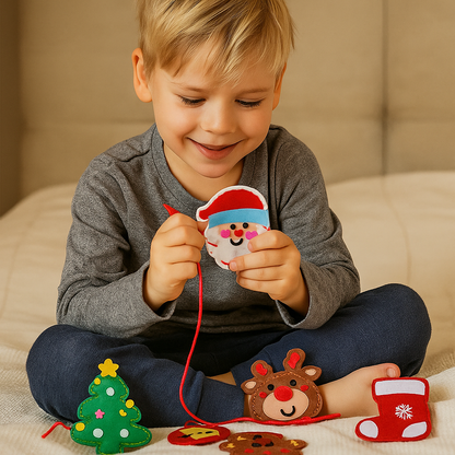 Sicheres Filz Weihnachts Set zum Selber Nähen