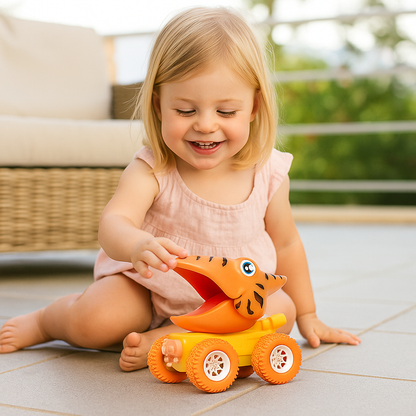 PUSH & DRIVE DINO MONSTERTRUCKS