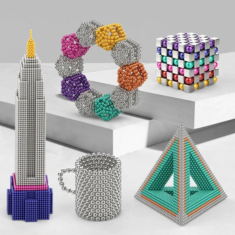 Magnetisches Kugelbau-Set für kreative Konstruktionen