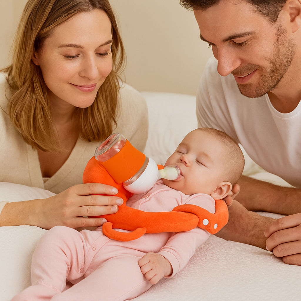 Freihändiges Stillkissen für Babys