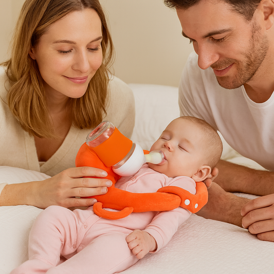 Freihändiges Stillkissen für Babys