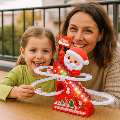 Weihnachtsmann Rutsche Achterbahn Spaß