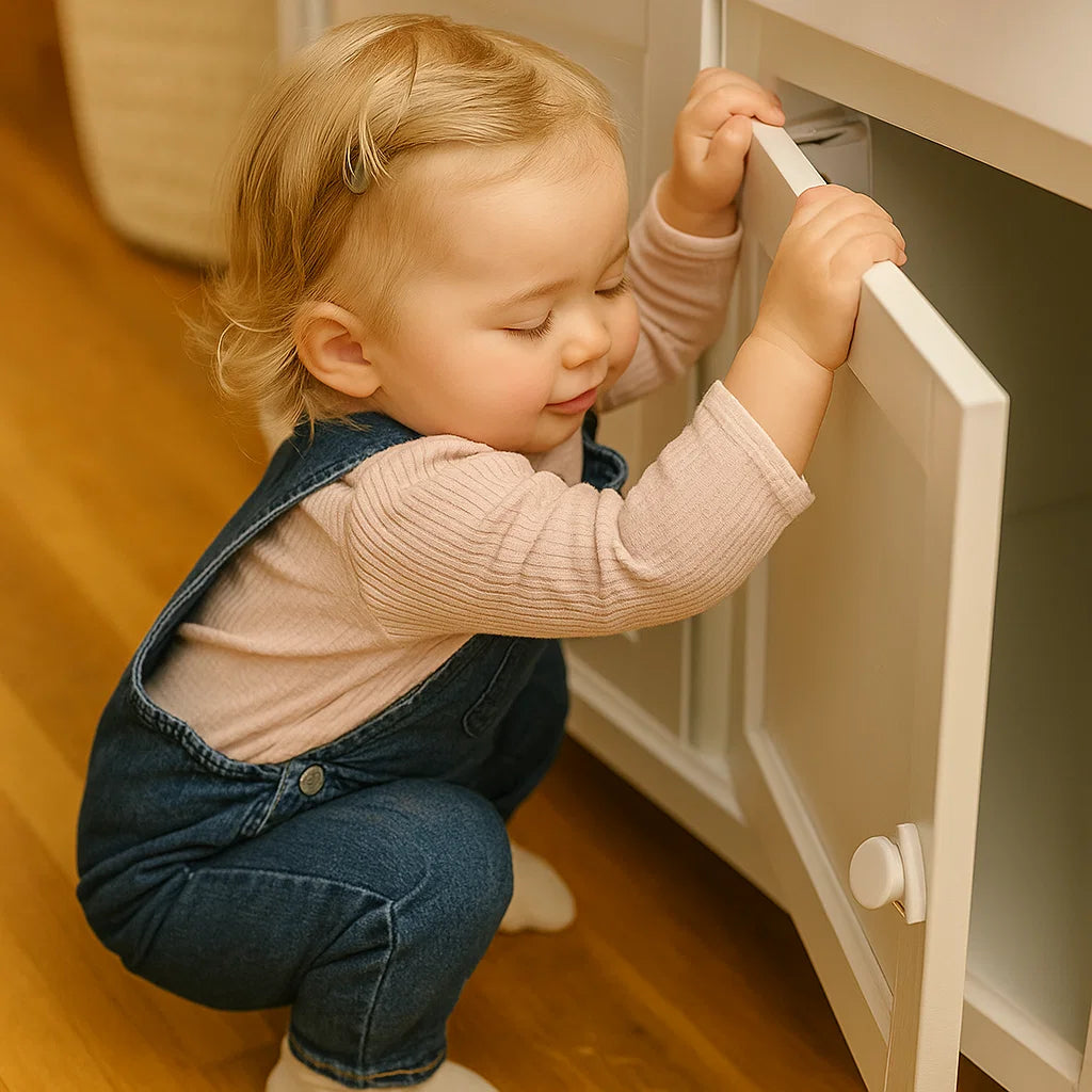 Magnetisches Kindersicherungs Schrank und Türen Set