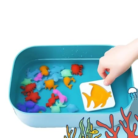 Magisches Wasserspielzeug für Kinder ⎜ Kreatives DIY-Set zum Basteln von schwimmenden Tieren im Wasser